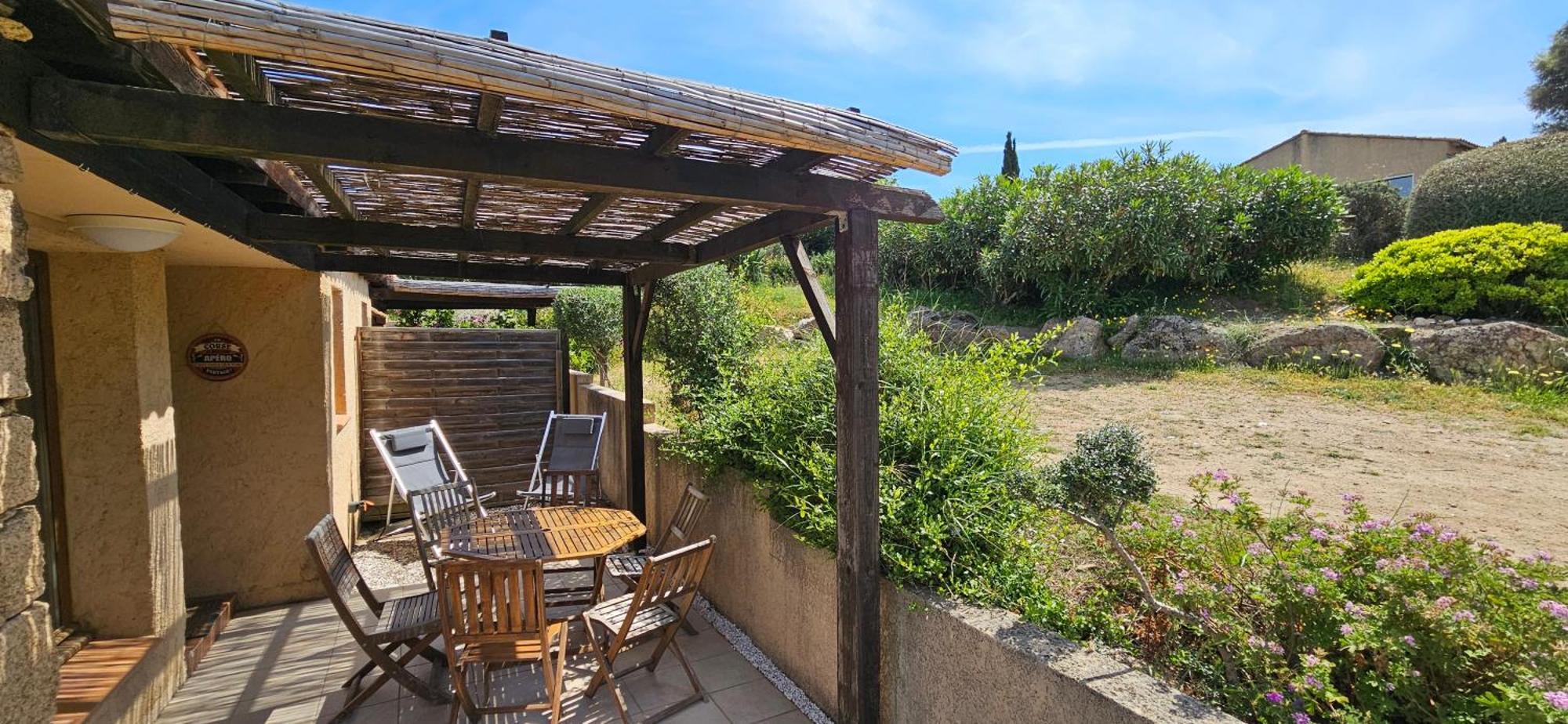 Mini Caseddu T2, Alba Rossa Avec Piscine & Vue Mer Serra-di-Ferro  Εξωτερικό φωτογραφία